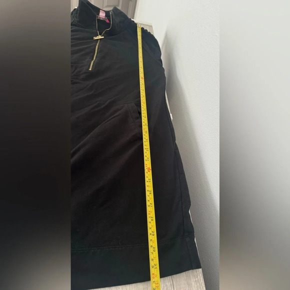 Lilly Pulitzer Skipper Popover Dress Lace Long Sleeves Onyx Size Medium Half Zip - Picture 7 of 12